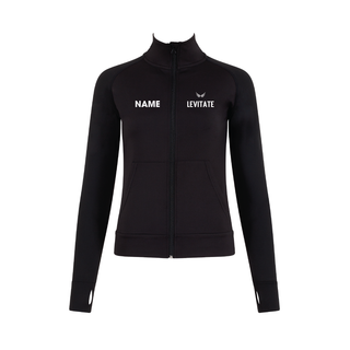 Levitate Theatre Arts Silky Jacket with Thumb Holes