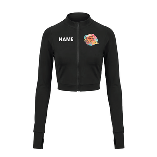 Lyness Stage School Silky Full Zip Crop Jacket