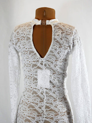 White Lace Bodysuit