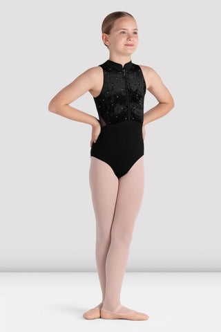 Girls Tanya Zip Front Leotard  CL5655