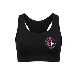 Lynda Wright School of Dance Silky Racerback Crop Top