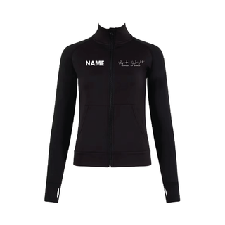Lynda Wright School of Dance Silky Full Zip Jacket with Thumb Holes