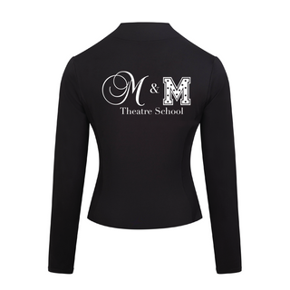 M&M Theatre School Silky Full Zip Jacket with Thumb Holes