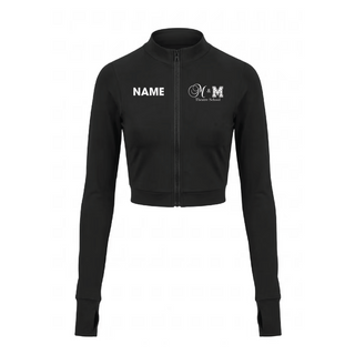 M&M Theatre School Silky Full Zip Crop Jacket
