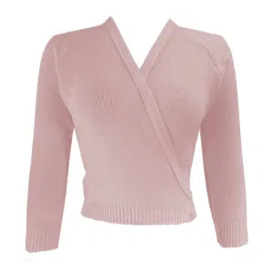 Starlite Pink Long Sleeve Cross Over Cardigan