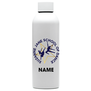 Suzanne Jane School of Dance Water Bottle - White
