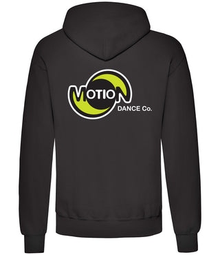Motion Dance Black Overhead Hoodie - Back Logo