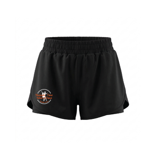 Steppin' Time School of Dance Silky Ladies Dance 2-in-1 Layered Dance Short