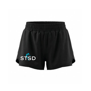 Sandra Taylor School of Dance Silky Ladies Dance 2-in-1 Layered Dance Short