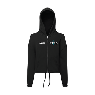 Sandra Taylor School of Dance Cropped Zip-Up Hoodie
