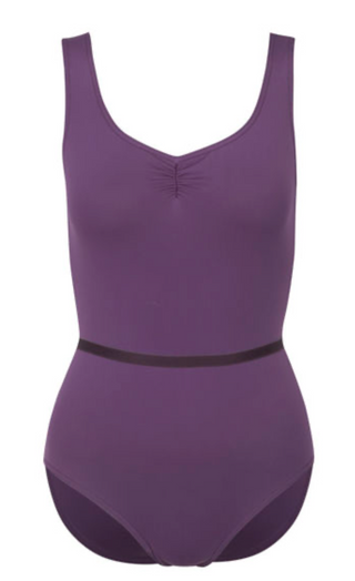 Ivy Leotard with Belt - Damson