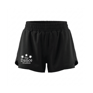 The Dance Studios Silky 2-in-1 Layered Dance Shorts