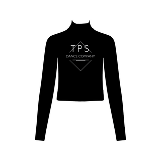 TPS Dance Company Stoke 1/2 Zip Long Sleeve Crop Top