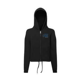 True Blue Dance Academy Cropped Zip-Up Hoodie