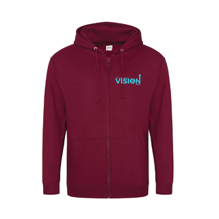 Vision Arts Wales Black Adder Zip Hoodie