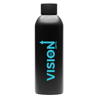 Vision Arts Wales Water Bottle - Black