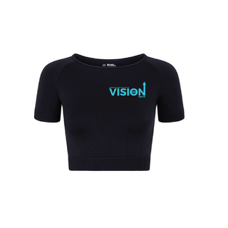 Vision Art Wales Silky Crop Top