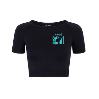 Vision Art Wales Path2Pro Silky Crop Top