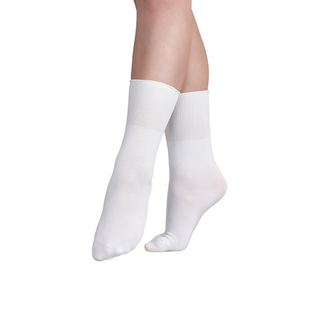 Silky Dance Intermediate Ballet Socks - White