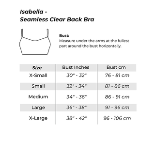 Silky Dance Seamless Clear Back Bra
