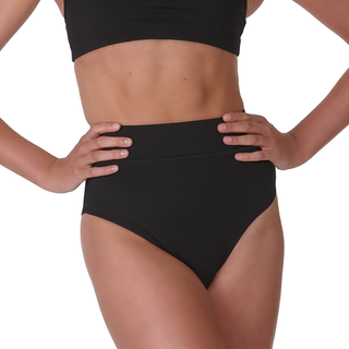 Silky Dance Black High Waisted Brief