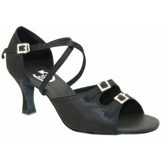 Trudi Black or Tan Ladies Dance Shoe 2.5" or 3" Heel
