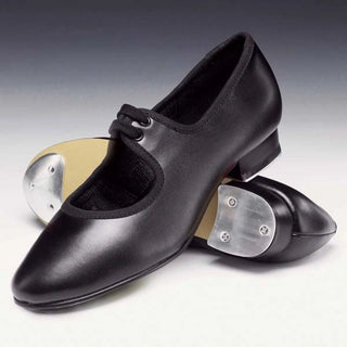 1st Position Low Heel Tap Shoe with Toe and Heel Taps