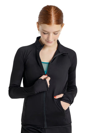 SALE Capezio Studio Collection Jacket Black - Adult