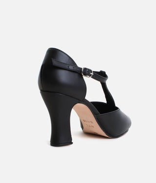 Adult Character Shoes - 3” Leather T-Strap Dance Heels | CH98