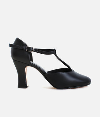 Adult Character Shoes - 3” Leather T-Strap Dance Heels | CH98