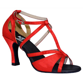 Sarah Black, Flesh or Red Ladies Dance Shoe with 2.5" or 3" Heel