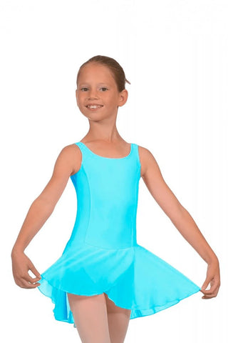 Roch Valley Charlotte Sleeveless Leotard with Skirt - Pale Blue