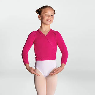 1st Position Raspberry Pink Long Sleeved Acrylic X-Over